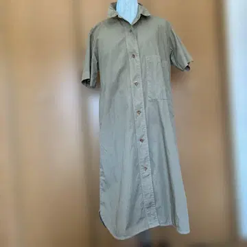 마가렛호웰 반팔 셔츠 원피스