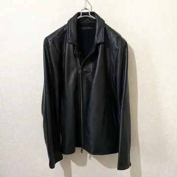 AQUELUE shama 가죽 라이더 자켓