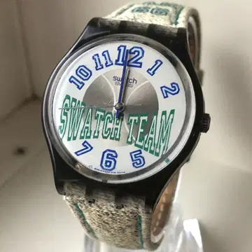 스와치 SWATCH TEAM 아날로그 손목시계 작동품