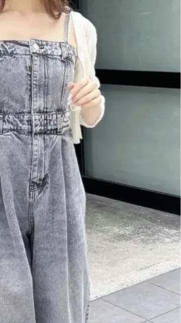 INGNI 데님 살로펫 올인원