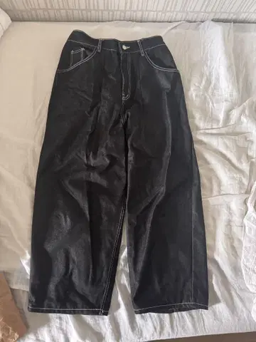 estudio niksen raw denim balloon 블랙