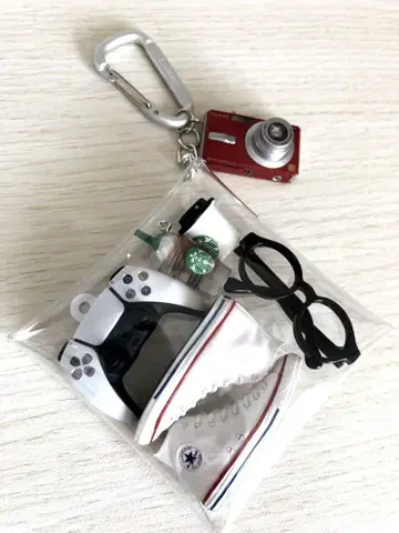 가챠 파우치 가챠 가샤폰 데코 부품 성숙/러블리 키링