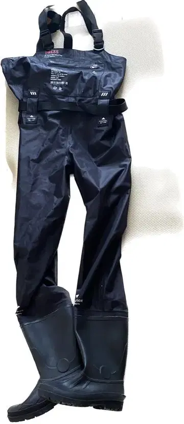 DRESS 펠트 스파이크 가슴장화 체스트 하이 웨이더 L 사이즈