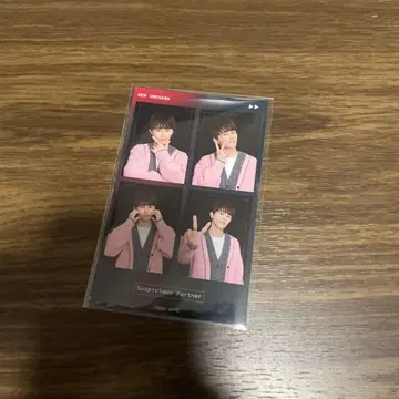 쿠사카와 타쿠야 매실 우메하라 렌 증명사진풍 포토씰 수상한 파트너