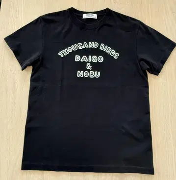 CHIDORI 블랙 T셔츠 THOUSAND BIRDS