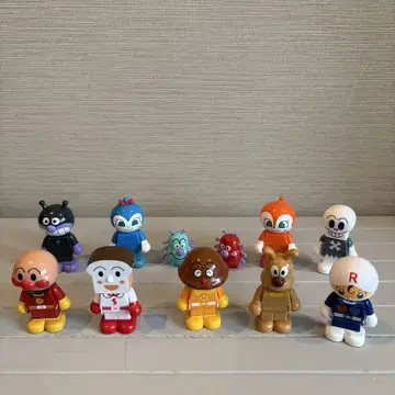 호빵맨 세균맨과 친구들 블록 인형 세트