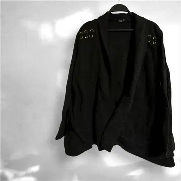 CURE. 다크 그레이 가디건 [ 2XL ]