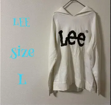 LEE 화이트 후드티 사이즈 L