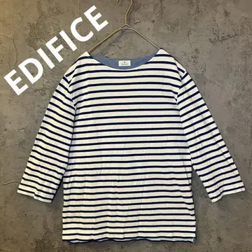 EDIFICE 에디피스 긴팔 칠부 소매 티셔츠 보트넥 46