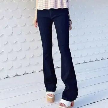 미셸 마카롱 슬림 레그 플레어 데님
