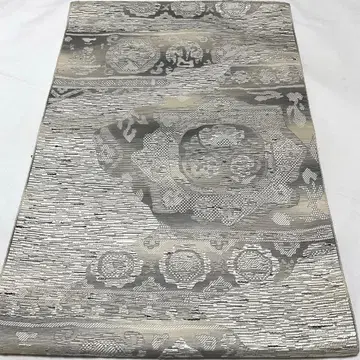 C736 순수 실크 하카타 오리 나고야 오비 단의 기모노