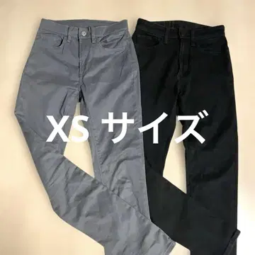 새상품급 데님 그레이 블랙 2세트 유니클로