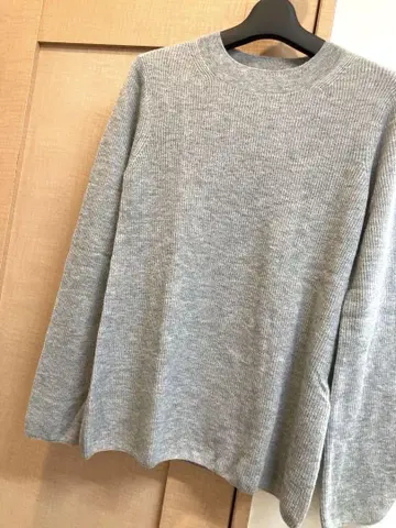 두 번째 클래스 라 클래스 니트 그레이 새상품 캐시미어