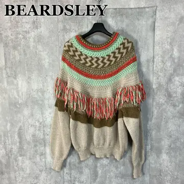 BEARDSLEY 자카드 프린지 니트