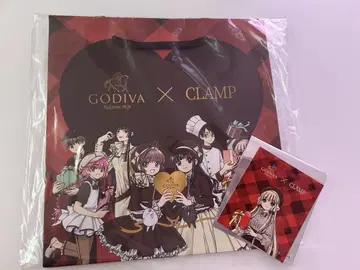 CLAMP x GODIVA 쇼핑백과 스티커