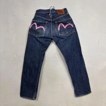 Evisu 에비수 데님 청바지 핑크 갈매기