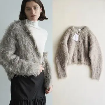 CLANE SHAGGY SHORT CARDIGAN 24AW