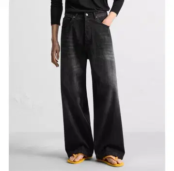 ZARA 엑스트라 청바지 블랙