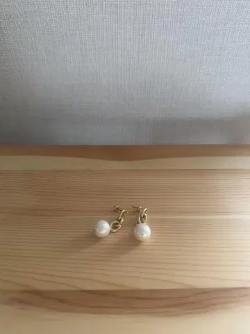 [ 체인 펄 귀걸이 ] PAPILLONNER 파피요네