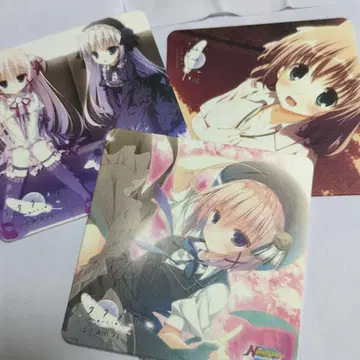 Newtype 신주쿠 사쿠라노 우타 콜라보 카페 코스터 나츠메 시즈쿠