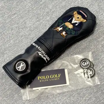 랄프 로렌 폴로베어 유틸리티용 골프헤드커버 블랙