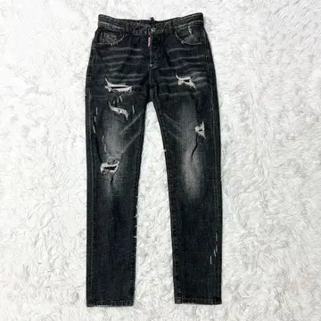 DSQUARED2 디스퀘어드 슬림진 데님 데미지 가공