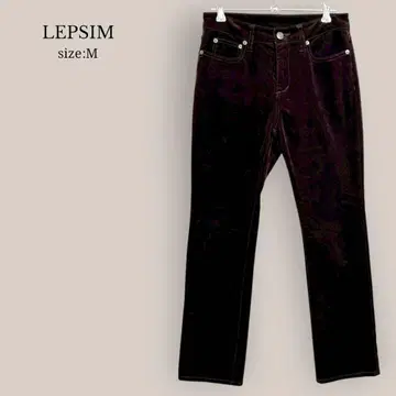 렙심 LEPSIM 코듀로이 팬츠 스트레이트 브라운 M