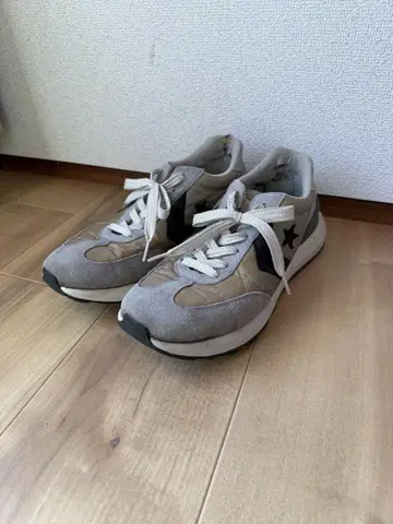 구제 빈티지 Converse 그레이 베이지 스니커즈