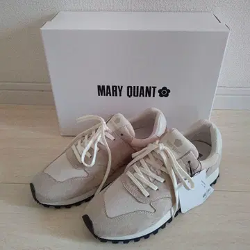 MARY QUANT 데이지 엠프로 콤비 스니커즈 베이지 M