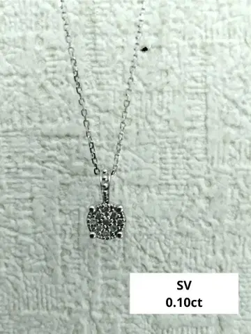 SV 다이아몬드 목걸이