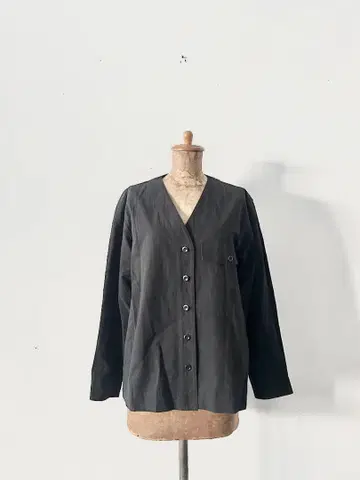 [ 새상품급 ] MHL 노카라 셔츠 자켓 2022SS 사이즈 1