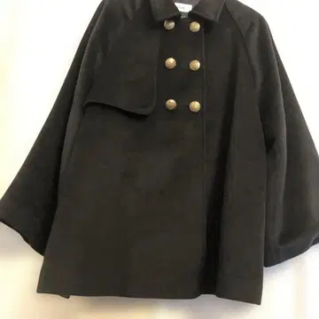 블랙 하프 코트