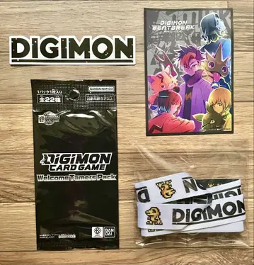 디지몬 EXPO 입장 혜택 4점 세트