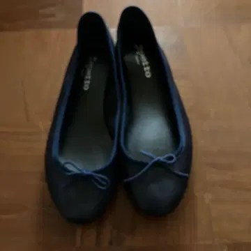 Repetto 네이비 발레 슈즈 39 반