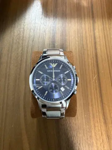 Armani 크로노그래프 시계 블루