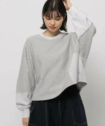 니코앤드 niko and 리메이크 헴프 쭈리 풀오버 그레이 L