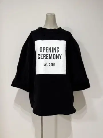 OPENING CEREMONY 오버 사이즈 맨투맨 XL 블랙