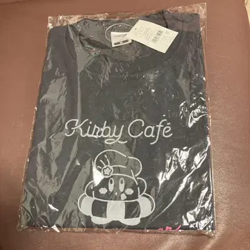 커비 카페 T셔츠 블루 그레이 M