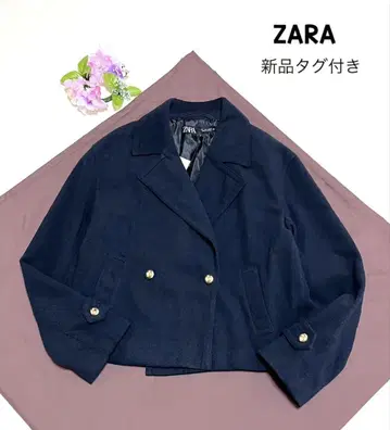 자라 피 코트 여성용 자라 자켓 골드 버튼 숏 자켓