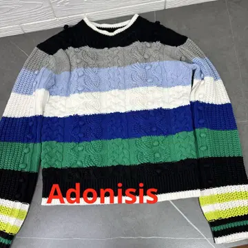 새상품급 Adonisis(애도니시스) 니트 스웨터 긴팔