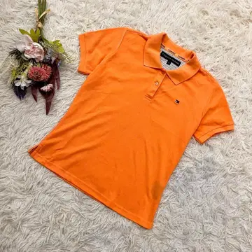 미사용급 [ TOMMY HILFIGER ] 타미힐피거 반팔 피케 셔츠 면