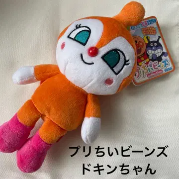 호빵맨 봉제 인형 프리치이 콩 짤랑이
