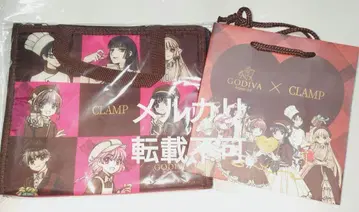 CLAMP GODIVA 콜라보 수량 한정판 보냉백 쇼핑백 샵 봉투
