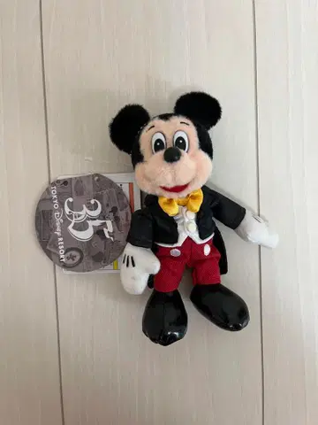 35주년 미키마우스 인형 배지 레트로 복각판