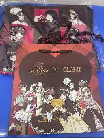 GODIVA x CLAMP 보냉 백과 컬렉션 기프트 백 S 세트