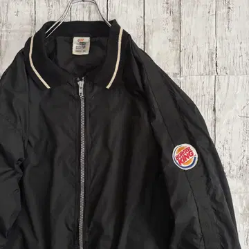 BURGER KING 버거킹 기업 로고 나일론 자켓