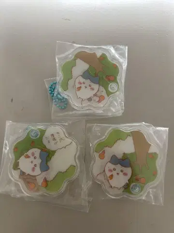 치이카와 (먼작귀) 캐릭터 쉐이커 참 구미 하치와레 게발톱 3개 세트