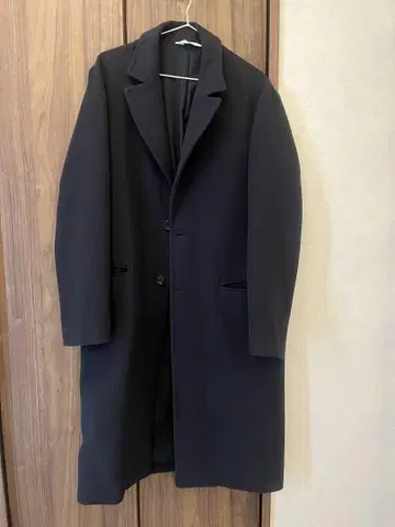 WYMLIDHM 네이비 체스터 코트