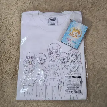 GIRLS und PANZER 10주년 기념 T셔츠 M사이즈&패스케이스