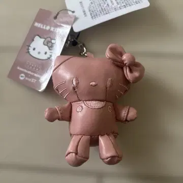 로리즈팜 헬로키티 봉제 인형 키링 핑크